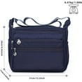 thumbnail image 3 of Nylon Purses for Women Purse with Pockets and Compartments Purses with Lots of Pockets Multi Pocket Casual Crossbody Bag, 3 of 14