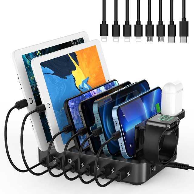 Estación de Carga Catlyn 68W 6 Puertos USB PD 20W Rápida