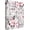 Grey Flower, variant on Cute 3 Ring Binder, 1-Inch Round Ring with Marble Interior Pockets for Organization, Fits 175 Sheets of 8.5x11 Paper forSchool and Office Supplies, Recipe, Black+, 1-Pack