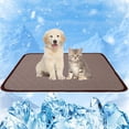 thumbnail image 1 of Tapete refrescante de seda helada para perros y gatos - Manta refrescante lavable para cama, sofá y asiento de coche | 50 x 40 cm | Tejido transpirable | Lavable a máquina, 1 of 7