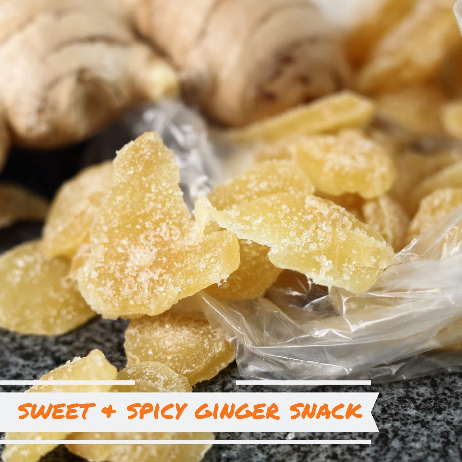 BAYSIDE CANDY GINGER CRYSTALLIZED DRIED, 5LBS