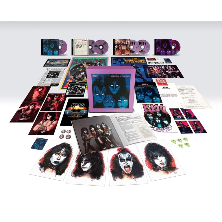 Kiss Band Music Set - Creatures Of The Night (40th Anniversary