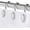 Chrome, variant on Metal Shower Curtain Hooks, Oil-Rubbed Bronze Rustproof Decorative Shower Curtain Rings for Bathroom, Curtain Hooks for Shower Liner, 12Pcs