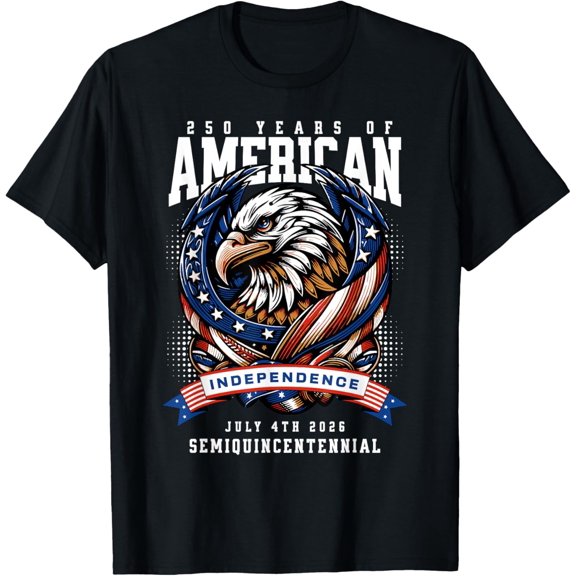 America 250 Years Independence Day Celebration T-Shirt
