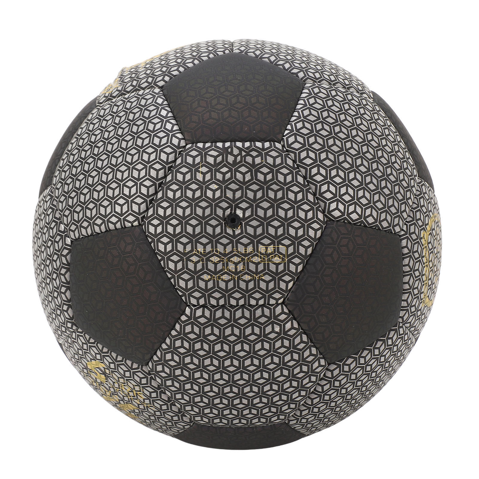 YAHHU Luminous Reflective PU Football – No.5 Holographic Glow Ball for Night Training & Indoor/Outdoor Play