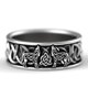 thumbnail image 2 of Huitan vikingo mitología nórdica lobo gigante hombres anillo defensa tótem Lobo moda Hip Hop Rock Unisex dedo anillo Punk regalo Tan Jianjun unisex, 2 of 2
