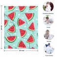 thumbnail image 4 of Summer Watermelon Blanket,Comfortable Soft Flannel Throw Blanket,All Season,Warm Lightweight Blankets for Sofa Bed Couch Living Room Chair,30"x40"(80x100cm), 4 of 4