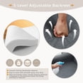 thumbnail image 6 of AECOJOY Sleeper Chair Bed 3 in 1 Sofa Bed for Adults Fold Out Sofa Convertible Reading Chair in Dark Gray, 6 of 8
