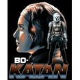 thumbnail image 2 of Men's Star Wars: The Mandalorian Bo-Katan Portrait Graphic Tee Black 2X Large, 2 of 5
