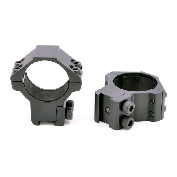 Hammers Medium Height 30mm Scope Ring Set with Stop Pin for High Power