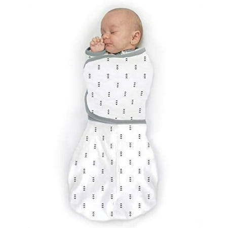 UPC: 0817606025357 | SwaddleDesigns Omni Swaddle Sack with Wrap & Arms Up Sleeves & Mitten Cuffs Tiny Arrows Soft Black Small 0-3 Months