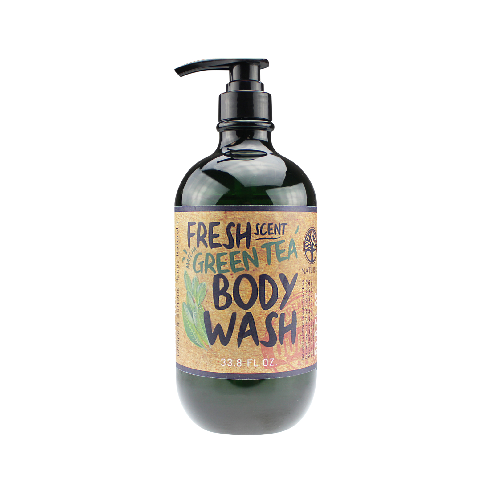 Naturisa Fresh Scent Body Wash Matcha Green Tea 33.8oz.