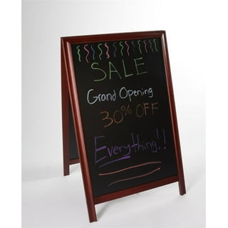 SIGNMARK Green Wooden Chalk Board, Board Size (Inches): 24 x 36