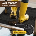 thumbnail image 5 of FLOORHUG 32" x 48" Modern Doormat, Non-Slip Welcome Rug, Machine Washable, Black, 5 of 10