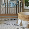 thumbnail image 4 of Crane Baby Fabric Round Nursery Storage Basket, Toy Storage, Boho Nursery Decor, 13"x12", Toy Basket, Baby Storage Organizer, Toy Organizers and Storage Bins, Baby Organizers and Storage, Toy Bins, 4 of 5