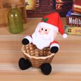 thumbnail image 2 of JeashCHAT Christmas Candy Storage Basket Decorations Santa Claus Storage Basket Candy Basket, 2 of 3