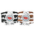 thumbnail image 1 of Lip Flower Frame Cartoon Pattern Bracelet Hand Strap Leather Rope Wristband Double Set, 1 of 3