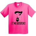 thumbnail image 3 of Inktastic 7th Birthday Flamingo 7 Year Old Girl Youth T-Shirt, 3 of 5