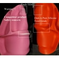 thumbnail image 5 of Silicone Grip Dish, Suction Plate, Divided Plate, Baby Toddler Plate, BPA Free, Microwave Dishwasher Safe Suction Dish, 5 of 5