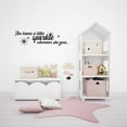 thumbnail image 2 of She Leaves A Little Sparkle Wherever She Goes - Quotes Sparkle Shining Quote Vinyl Wall Art Wall Decal Wall Sticker Home Decoration Design Kids Room Boys Girls Room Wall Décor Size (18x20 inch), 2 of 3