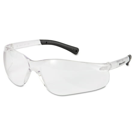 MCR Safety BearKat Safety Glasses, Frost Frame, Clear Lens -CRWBK110AFBX