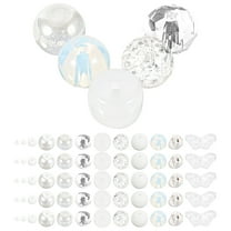 FRCOLOR White Glass Beads for Jewelry Making Craft Bulk Round Spacer Beads Delicate DIY Use 0.2 Inch