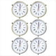 thumbnail image 1 of 6 Piezas de Reloj para Molde de Resina, Pieza de Reloj con Números Romanos para Molde de Fundición de Resina Epoxi., 1 of 5