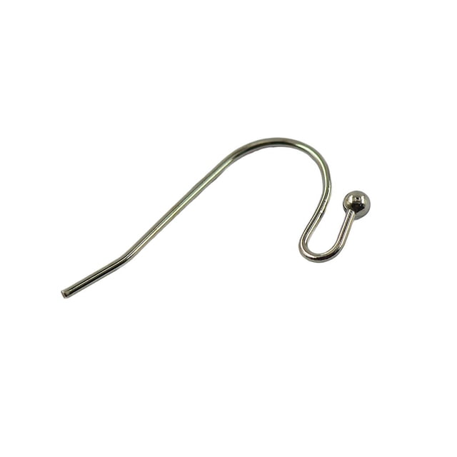 100xBrass French Wire Pendiente Gancho Conectores DIY Hallazgos Plata jinwen Ganchos del pendiente