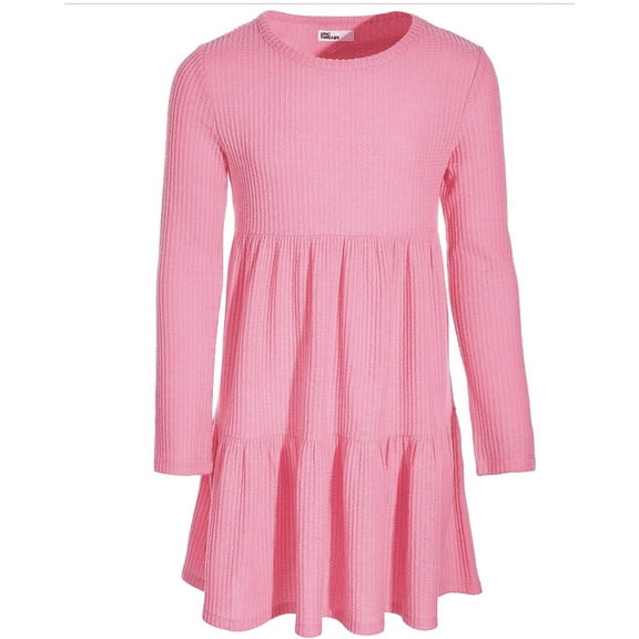Epic Threads Big Girls Long-Sleeve Waffled Tiered Dress