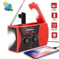 thumbnail image 6 of Emergency Weather Radio, Anpro 2000mAh Solar Hand Crank Weather Radio with LED Flashlight, SOS Alarm, Phone Charger, AM/FM/SW, Portable Radio for Emergency, Outdoor Camping, 6 of 9