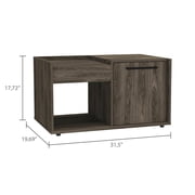 One - door cabinet for coffee table / Family room use / Long - term usability