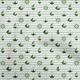 thumbnail image 1 of oneOone Viscose Jersey Green Fabric Nautical Boat Anchors Craft Projects Decor Fabric Printed By The Yard 60 Inch Wide, 1 of 4