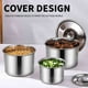 thumbnail image 5 of Tazones Para Mezclar De Acero Inoxidable, Utensilios De Cocina Aptos Para Alimentos, Tazones Para Preparar Comidas, Borde Para Verter, Base Estable, Resistentes a Los Olores, Fáciles De Limpiar, 5 of 9