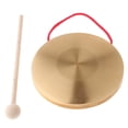 thumbnail image 1 of Platillos Gong de 6 Pulgadas, Instrumentos Musicales de Percusión de de Capilla de Cobre Y Latón Hugo Juguetes de percusión de platillos de cobre, 1 of 7