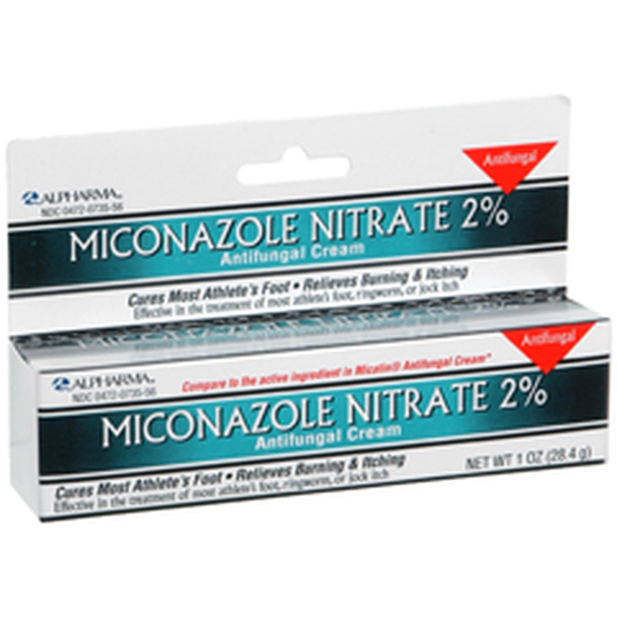 Alpharma Miconazole Nitrate 2% Antifungal Cream, 1 Oz.