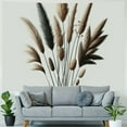 thumbnail image 4 of JEUXUS Beige Botanical Neutral Plant Minimalist Flower Artwork Modern Nature Floral Pictures Tapestry Painting, 4 of 6
