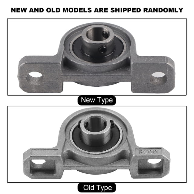 10mm Zinc Alloy Mounted Bearing Pillow Block with Setscrew Locking Collar, for Mining, Metallurgy