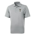 thumbnail image 2 of Men's Cutter & Buck Gray Georgia Tech Yellow Jackets Team Logo Virtue Eco Pique Recycled Polo, 2 of 3