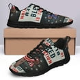 thumbnail image 4 of Blessed Is The Nation Whose God Is The Lord Running Shoes Sneakers Mesh Black Size 10, 4 of 5