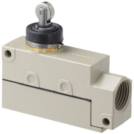 - Omron ZV2-N22-2S General Purpose Enclose Switch, High Breaking Capacity and Durability, Sealed Roller Plunger, Single Pole Double Throw AC, Base Mounting, 1/2-14NPSM Conduit Size