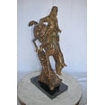 thumbnail image 4 of Mountain Man Bronze Statue, a Remington Replica - Size: 18"L x 8"W x 28"H., 4 of 13