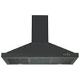 thumbnail image 3 of Ancona Hotte de Cuisinière Pyramidale Murale Convertible 36” 450 CFM en Acier Inoxydable Noir, 3 of 6