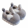 thumbnail image 2 of KANG Cute And Cozy Girls Slippers Warm Indoor Shoes With Thick Sole Cartoon Design Fuzzy Perfect For Kids, 2 of 6