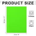 thumbnail image 2 of 10 Sheets Neon Paper 8"x11" 250gsm Fluorescent Bright Cardstock,Green, 2 of 6