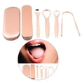thumbnail image 4 of r de lengua, ergonómico, reutilizable, grado , profesional, cepillo de lengua Sunnimix Raspador de lengua, 4 of 7