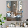 thumbnail image 4 of Qisvanset Framed Canvas Wall Art, 12x16 Inch Moon Bear Hot Air Balloon Kids Wall Decal, 4 of 5
