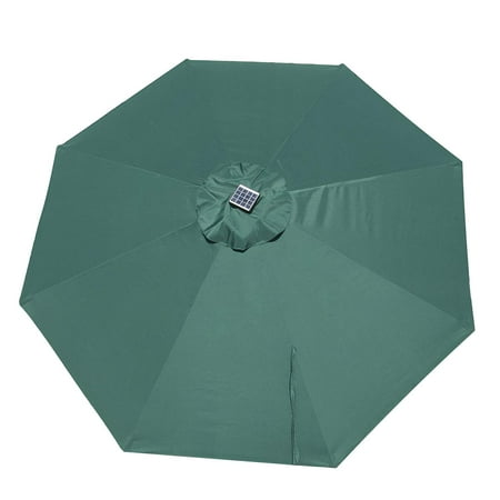 ORNO TTOBE Replacement Umbrella Canopy for 9 ft 8 Ribs Patio Umbrella Dark Green (Canopy Only)