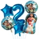 thumbnail image 5 of Globos de princesa Moana, decoración para fiesta de cumpleaños, juego de globos con números de 32 pulgadas, suministros para fiesta de cumpleaños con globos de aluminio de Maui para baby shower de Moa, 5 of 5