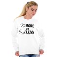 thumbnail image 4 of Inspirational Positive Saying Endless Women Plus Size Crewneck Sweatshirt Brisco Brands 4X, 4 of 5