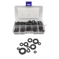 thumbnail image 1 of 500x Metric Size Nylon Flat Washers for Threaded/Bolt-Type Connections Black, 1 of 4